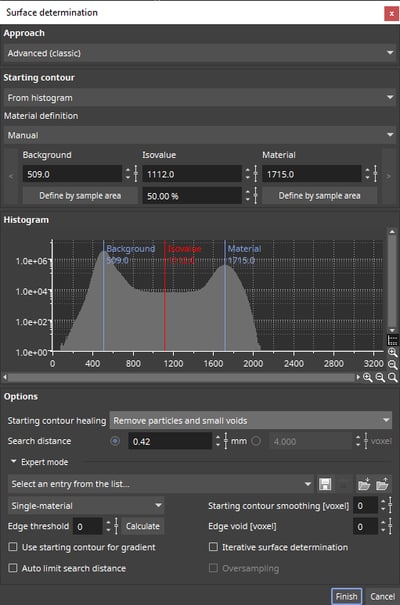 ISO50 dialog