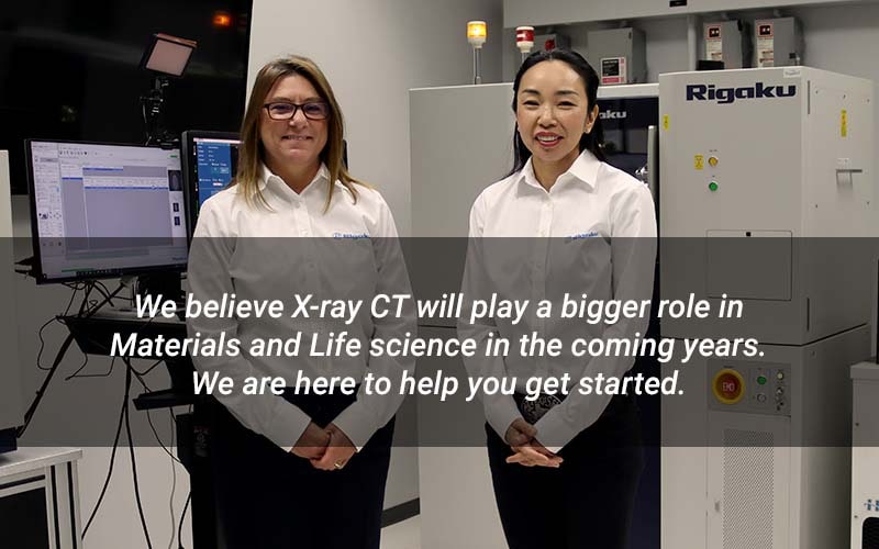 We believe in X-ray CT and are here to help you - Aya Takase Angela Criswell-min
